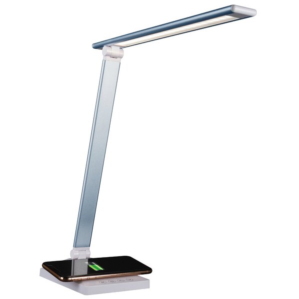 Ottlite Wellness Series Entice LED Desk Lamp with Wireless Charging CSDQA80W-SHPR